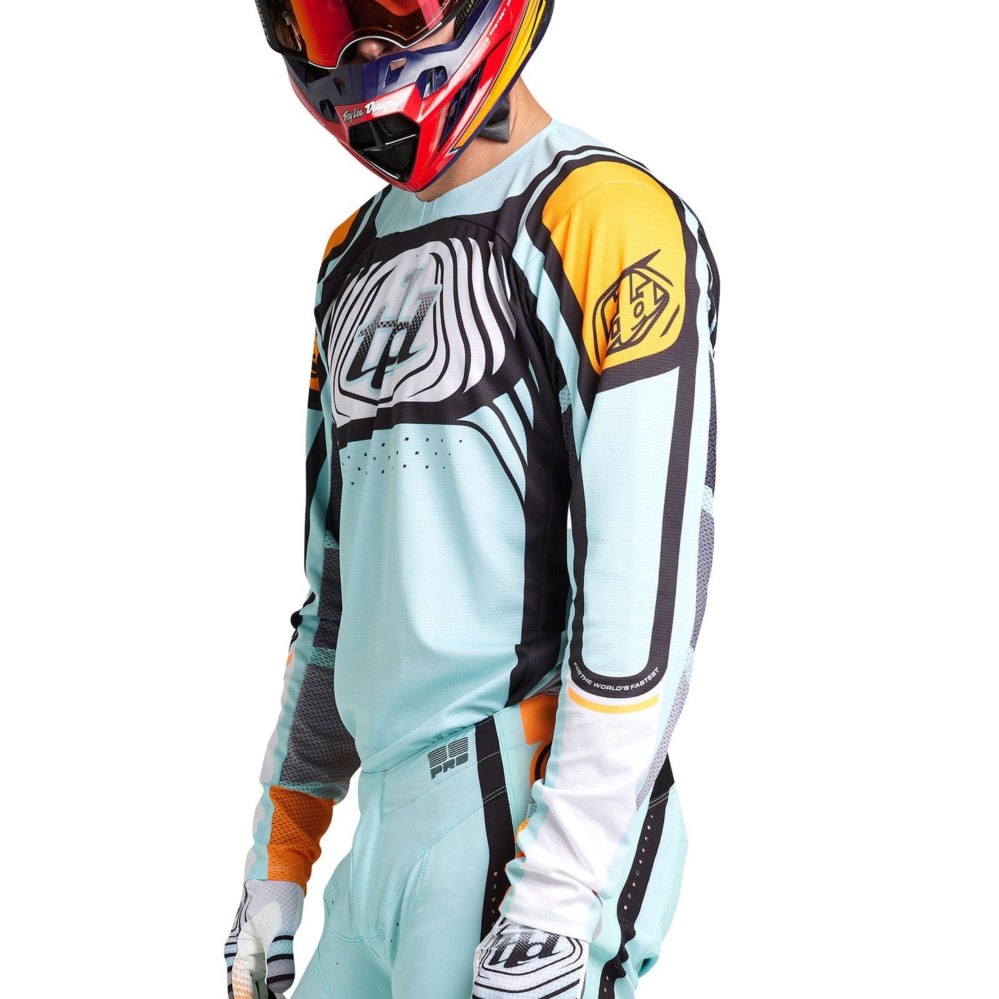 SE Pro Jersey Wavez gebleichtes Aqua