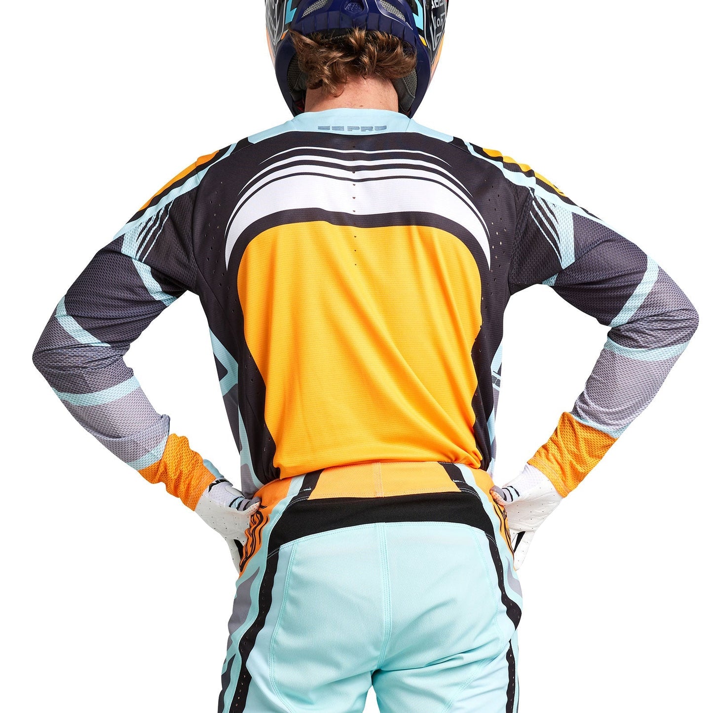 SE Pro Jersey Wavez gebleichtes Aqua