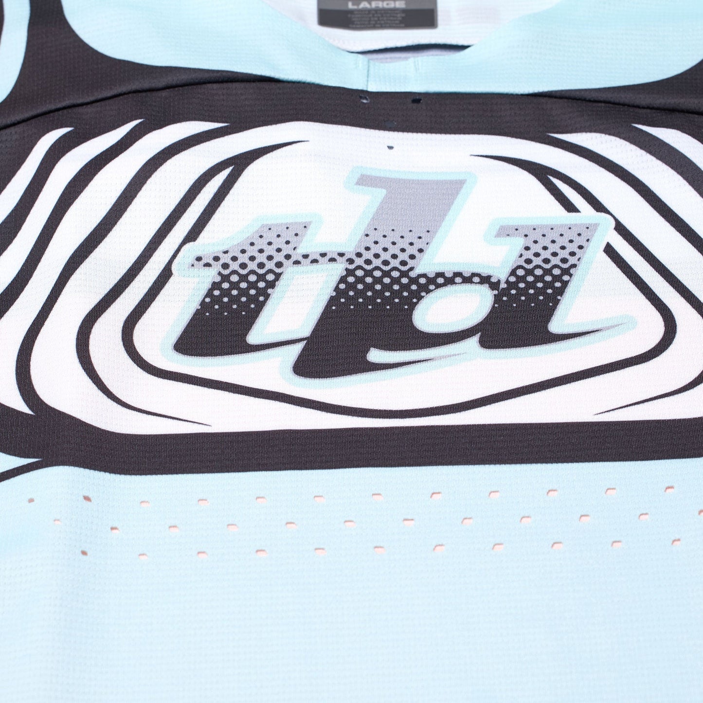 SE Pro Jersey Wavez gebleichtes Aqua