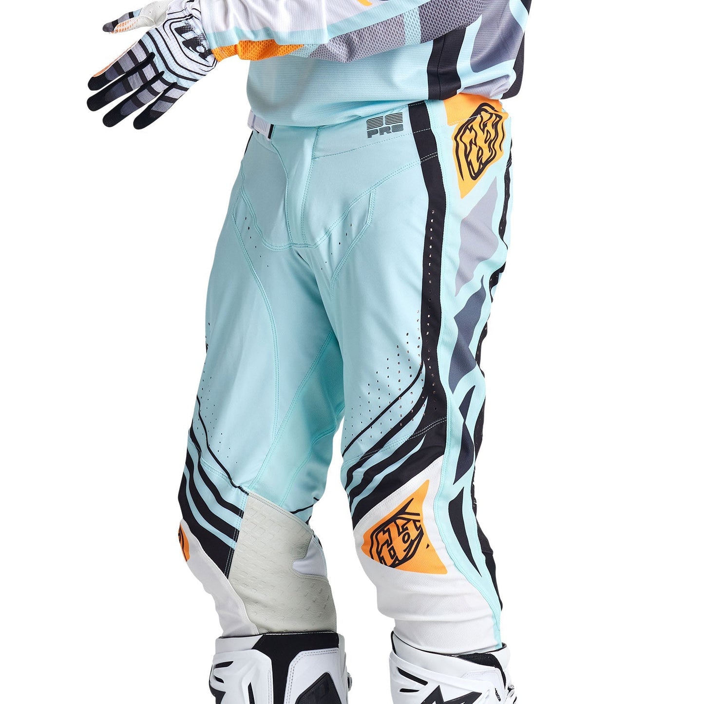 SE Pro Pant Wavez gebleichtes Aqua