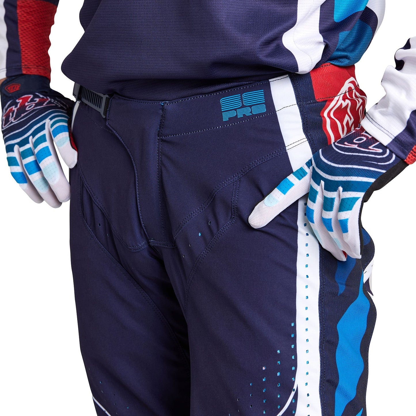 SE Pro Pant Wavez Marineblau/Rot
