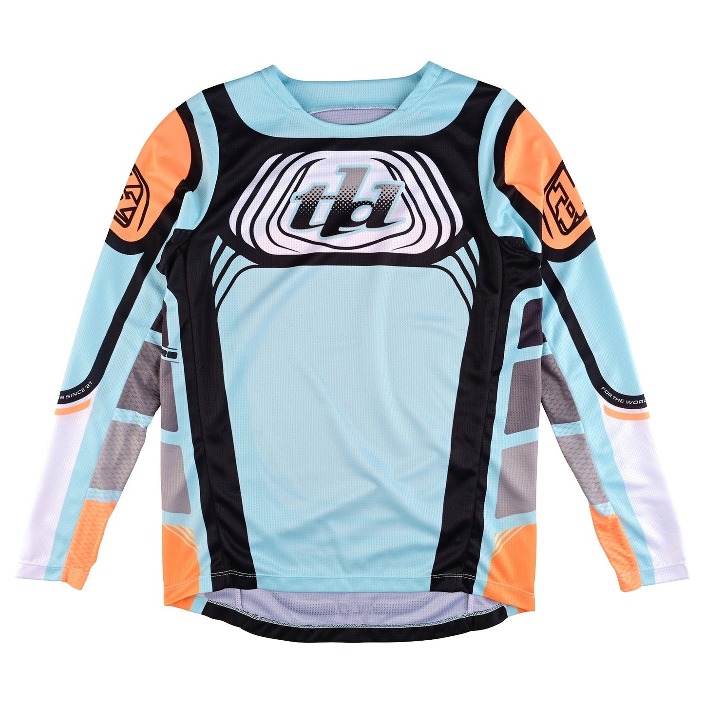 Kinder GP Pro Jersey Wavez gebleicht Aqua