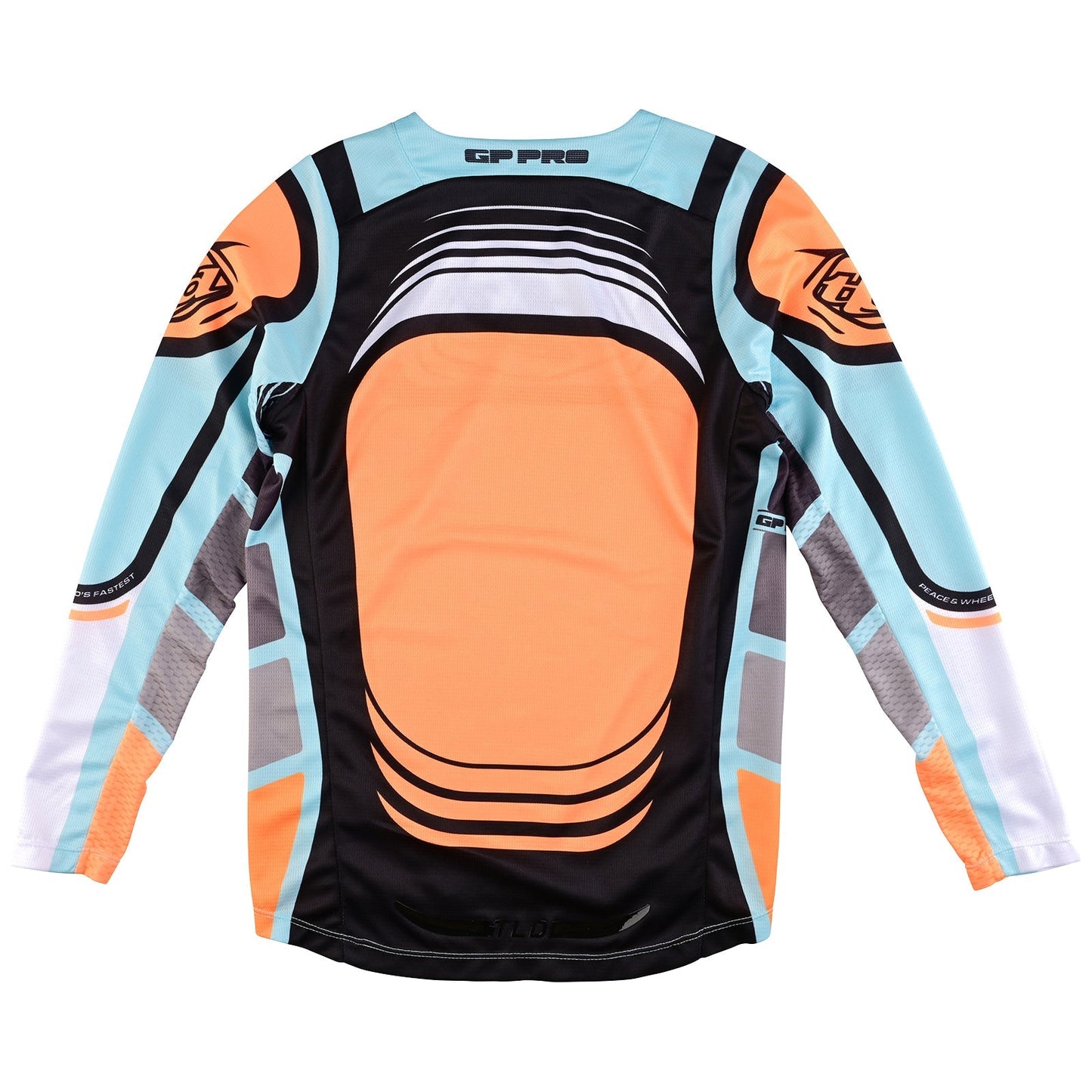 Kinder GP Pro Jersey Wavez gebleicht Aqua
