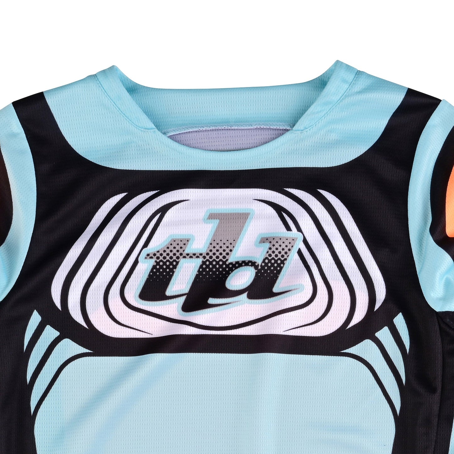 Kinder GP Pro Jersey Wavez gebleicht Aqua