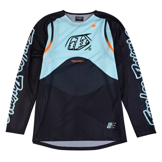 TLD SE Pro Air Jersey Pinned Phantom / Aqua
