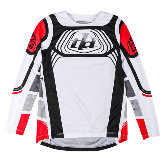 Maillot GP Pro <tc>kinder</tc> Wavez Blanc cassé / Rouge