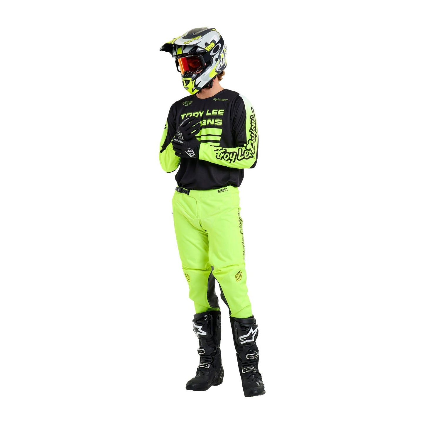 GP Pro Trikot SEgment Schwarz/Flo Gelb