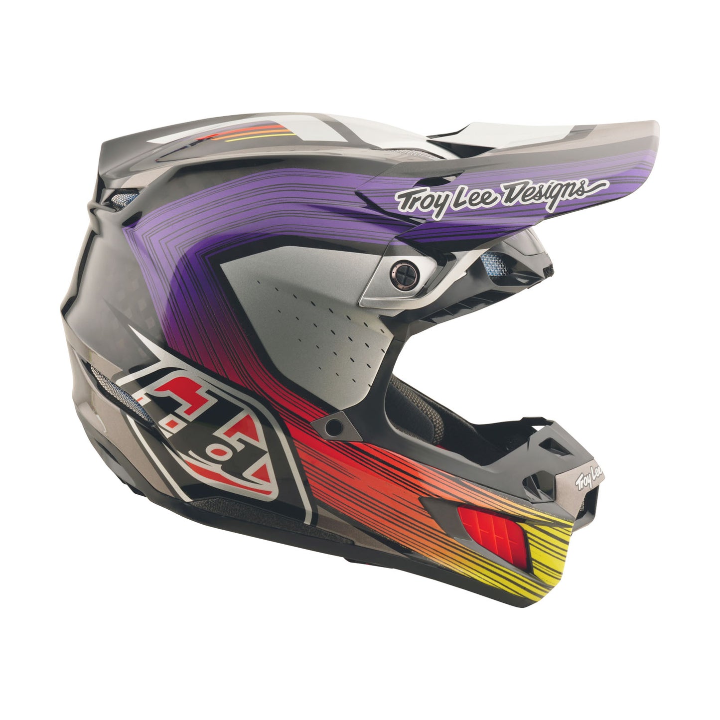 Casque SE5 Carbon avec bandes MIPS noir/violet