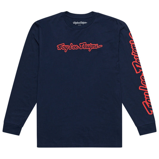 TLD Long Sleeve Tee Signature Navy