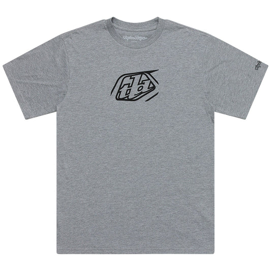 TLD Short Sleeve Tee Badge Grey Heather