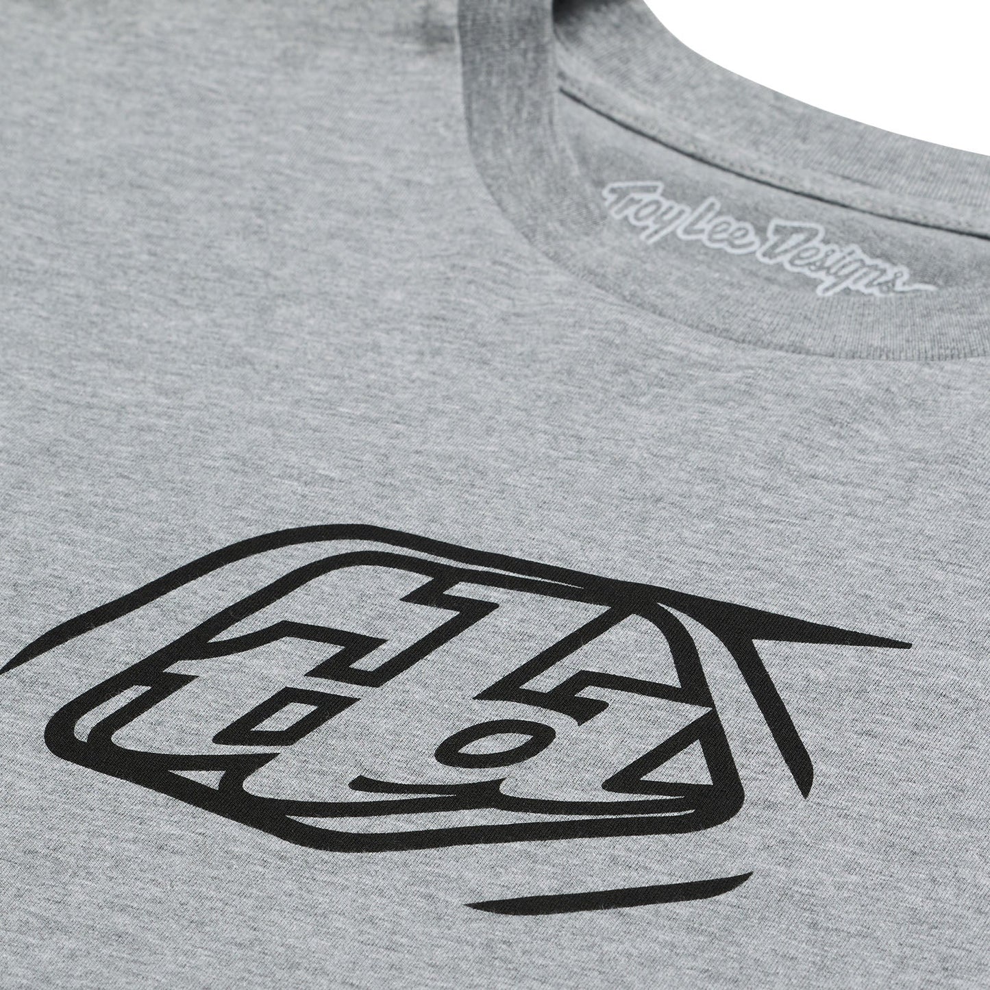 TLD Short Sleeve Tee Badge Grey Heather