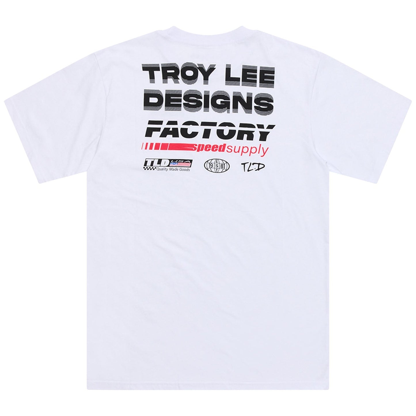 TLD Short Sleeve Tee Factory White