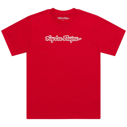 TLD Short Sleeve Tee Signature Team Red