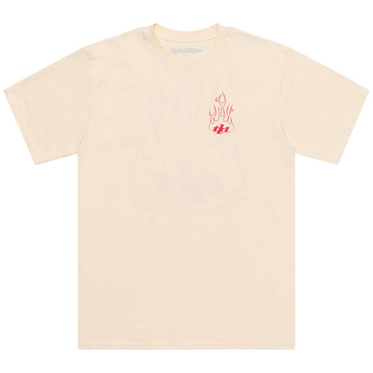 TLD Short Sleeve Tee Torched Vintage White