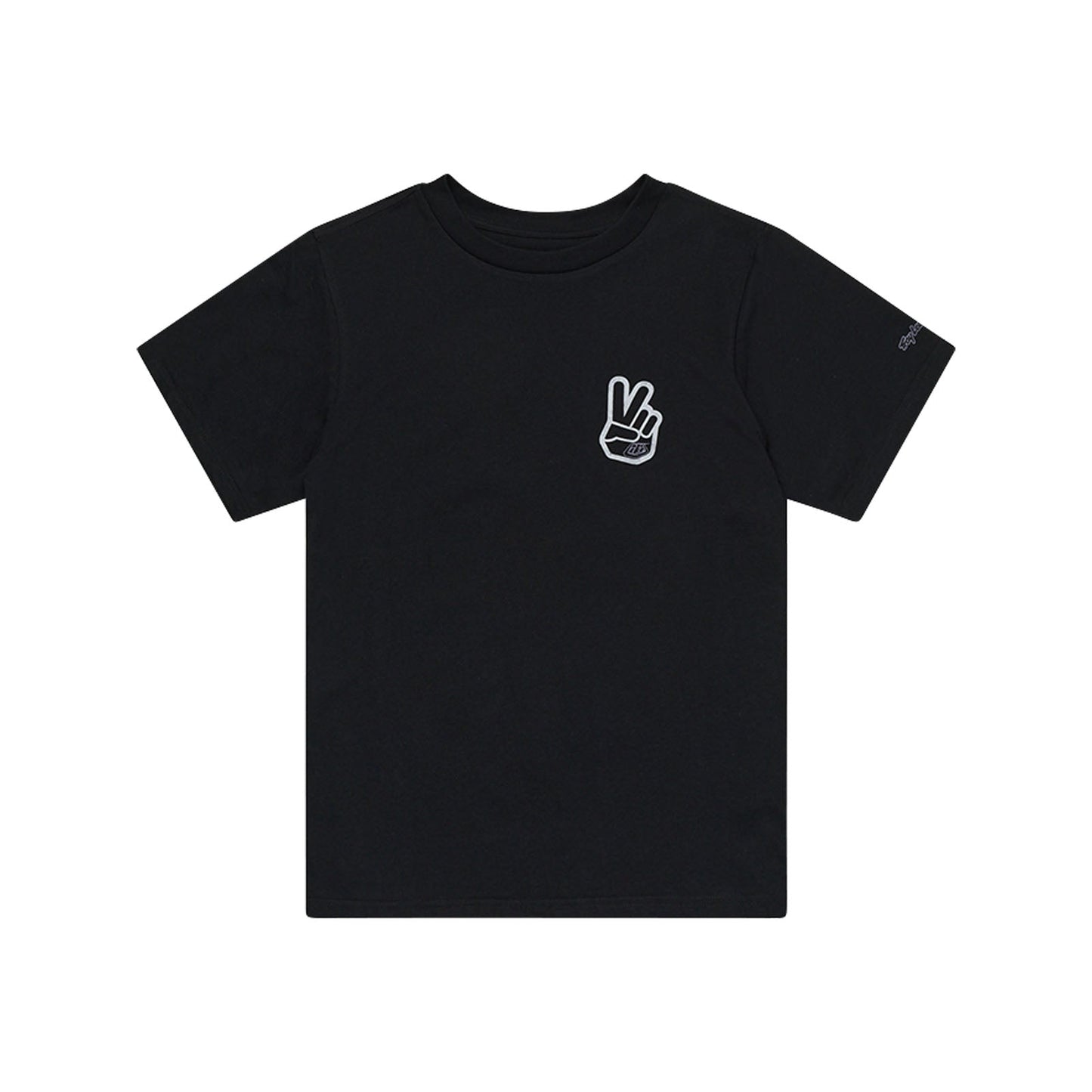 TLD Womens Short Sleeve Tee Peace Out Black
