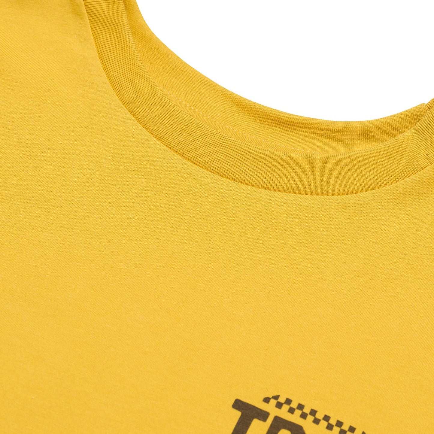 TLD Womens Short Sleeve Tee Smiley Golden