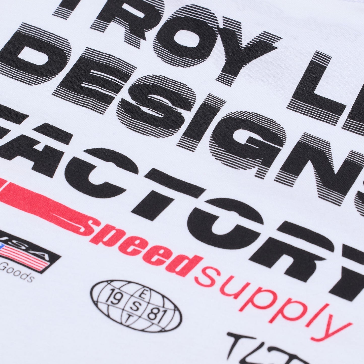 TLD Youth Short Sleeve Tee Factory White