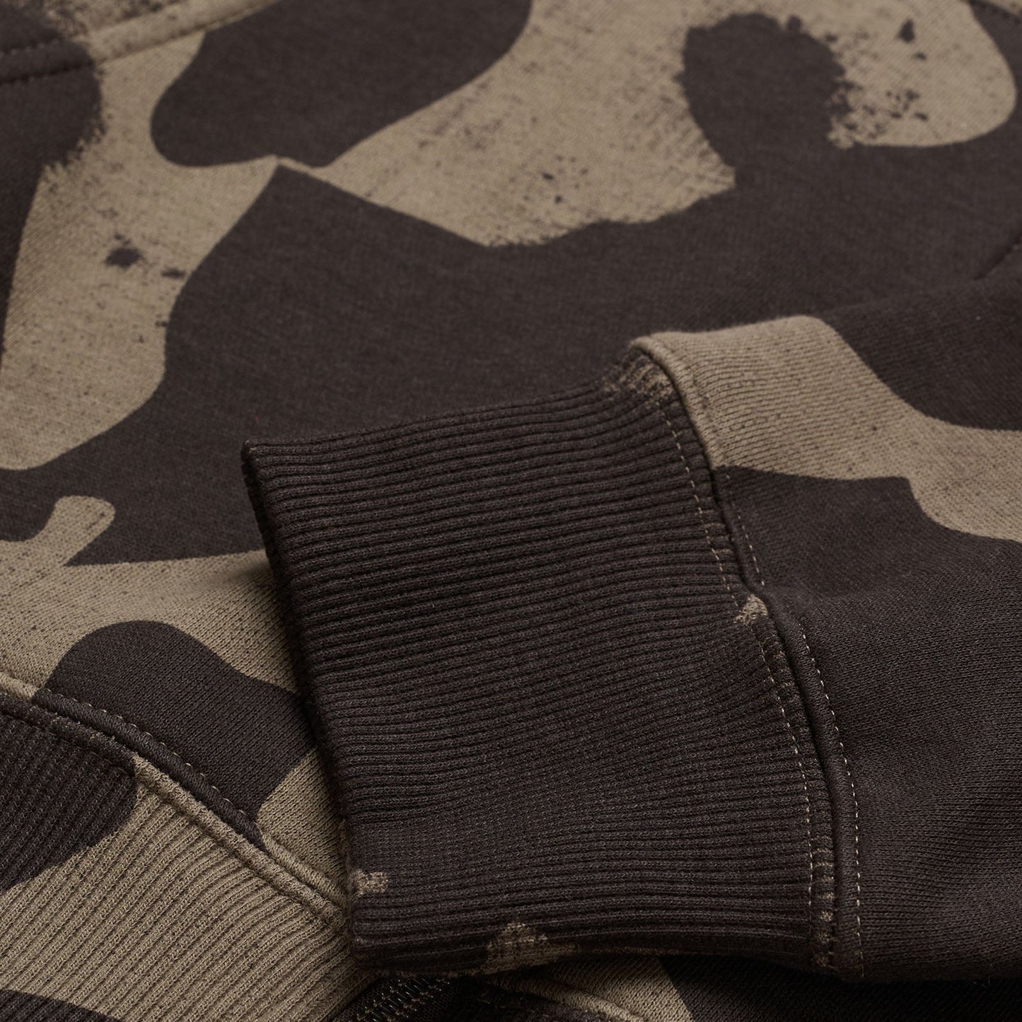TLD Zip Up Hoodie Branded Olive Camo