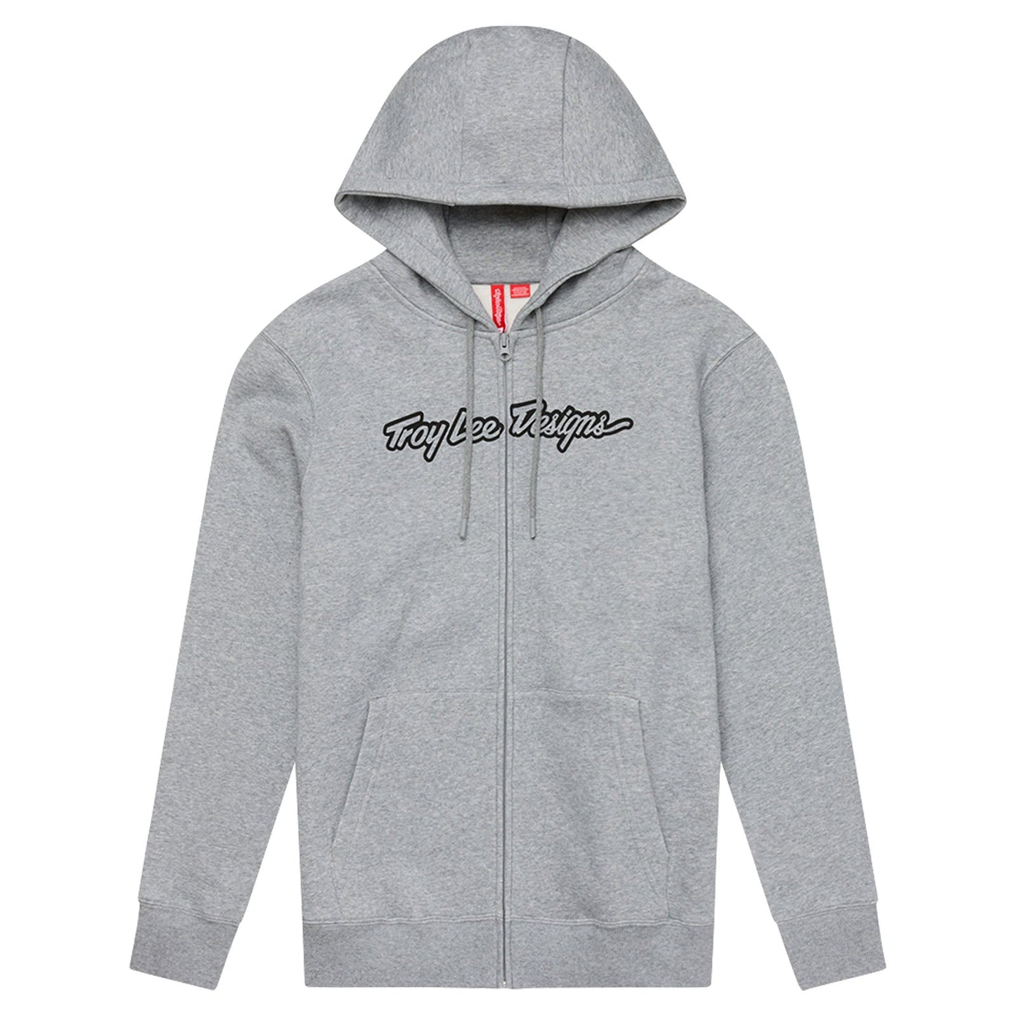 TLD Zip Up Hoodie Signature Grey Heather
