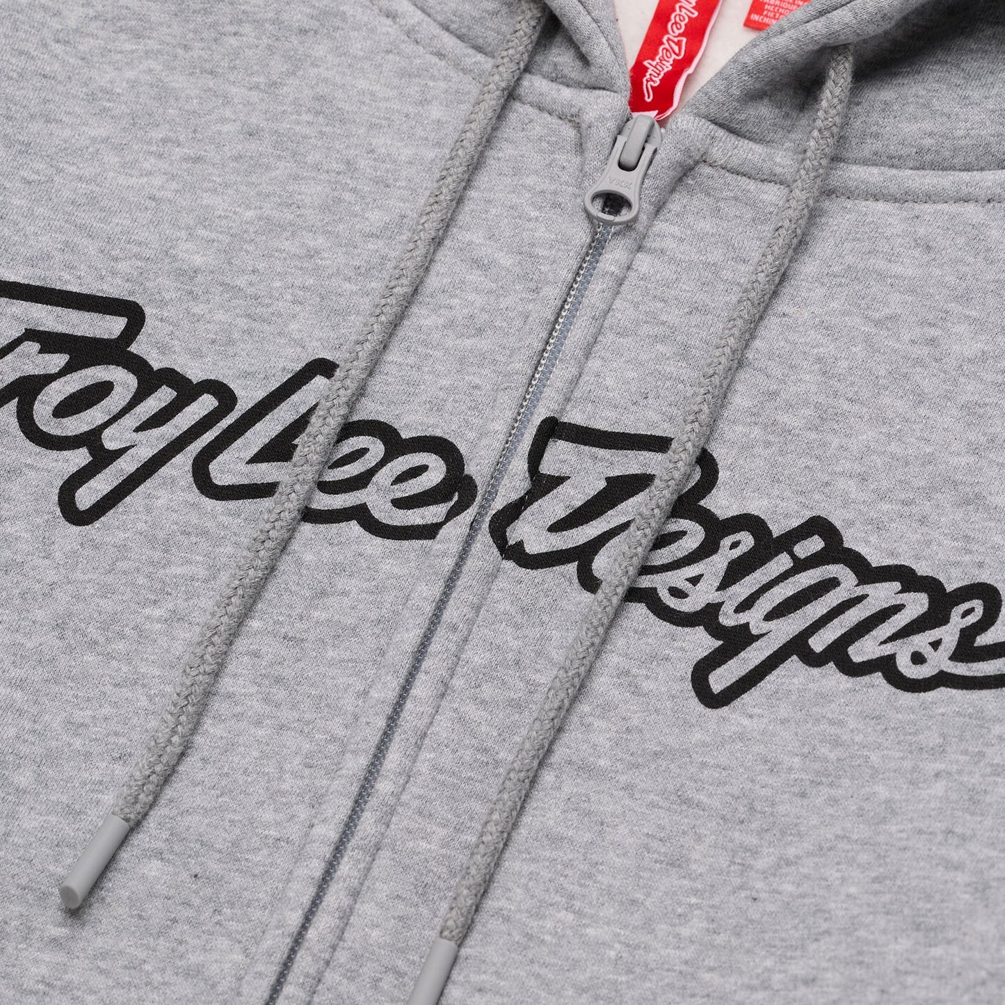 TLD Zip Up Hoodie Signature Grey Heather