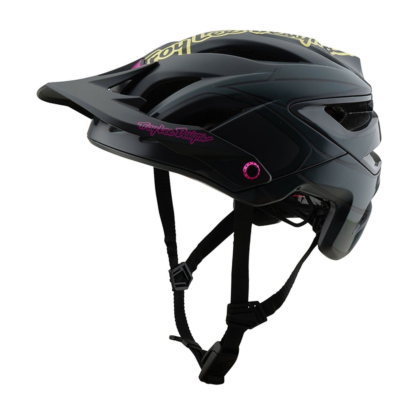 TLD A3 Helmet W/MIPS Ghostwing Charcoal