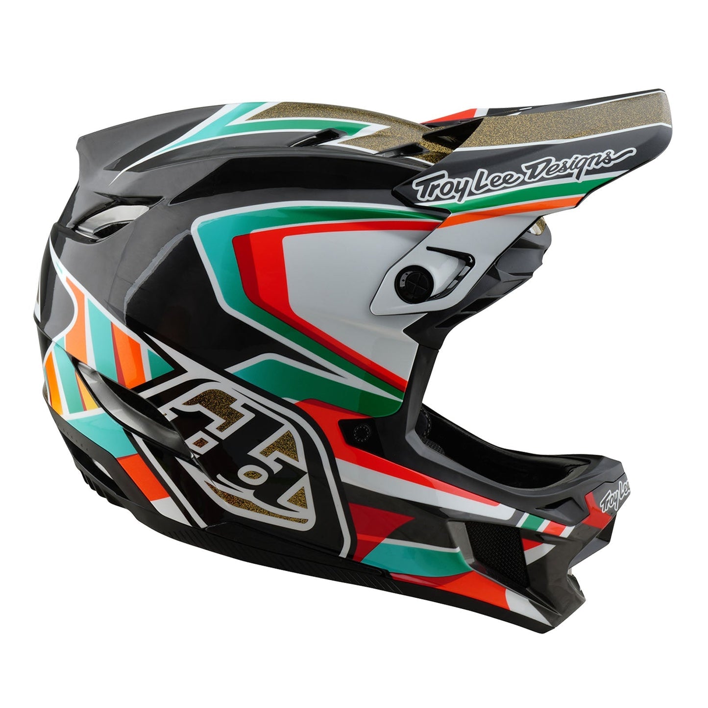 TLD D4 Carbon Helmet W/MIPS Frames Black / Gold