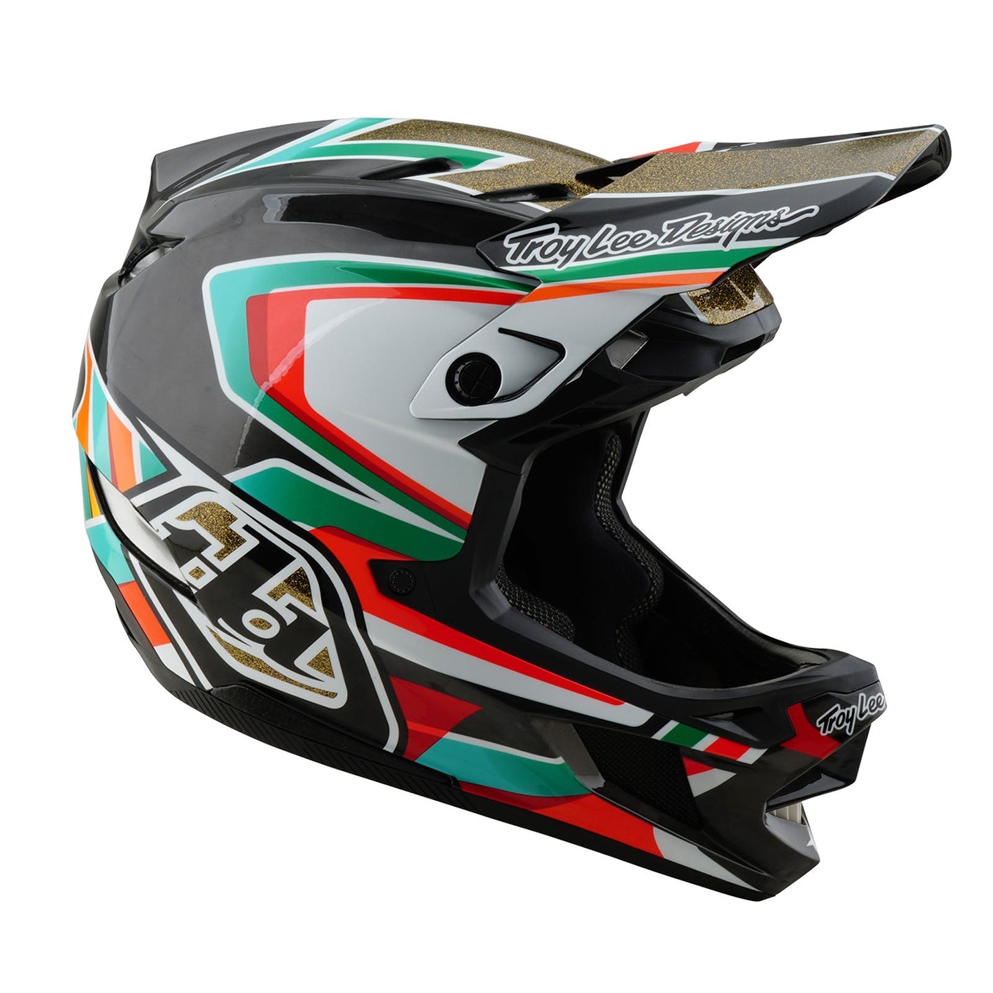 TLD D4 Carbon Helmet W/MIPS Frames Black / Gold