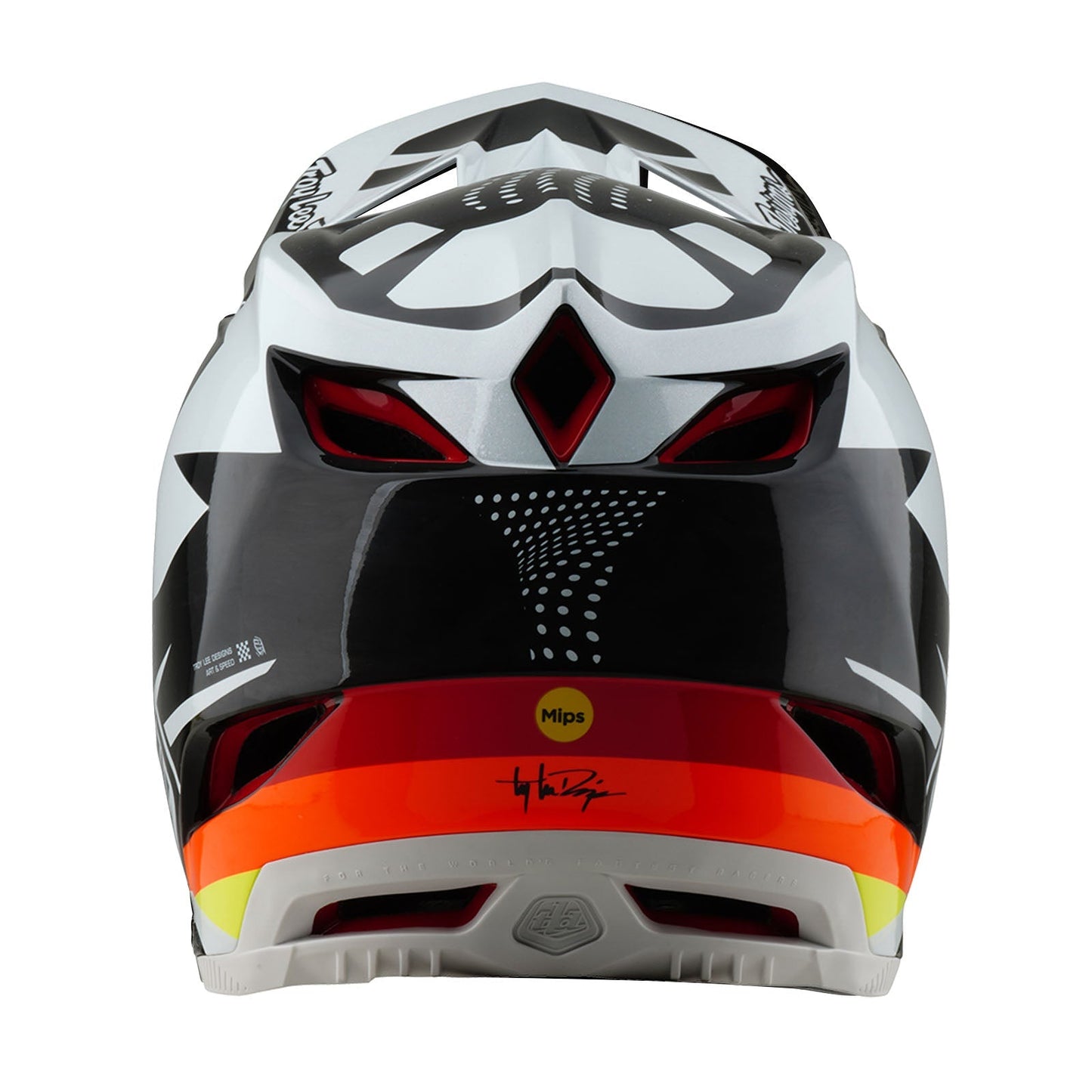 TLD D4 Carbon Helmet W/MIPS Optic Black