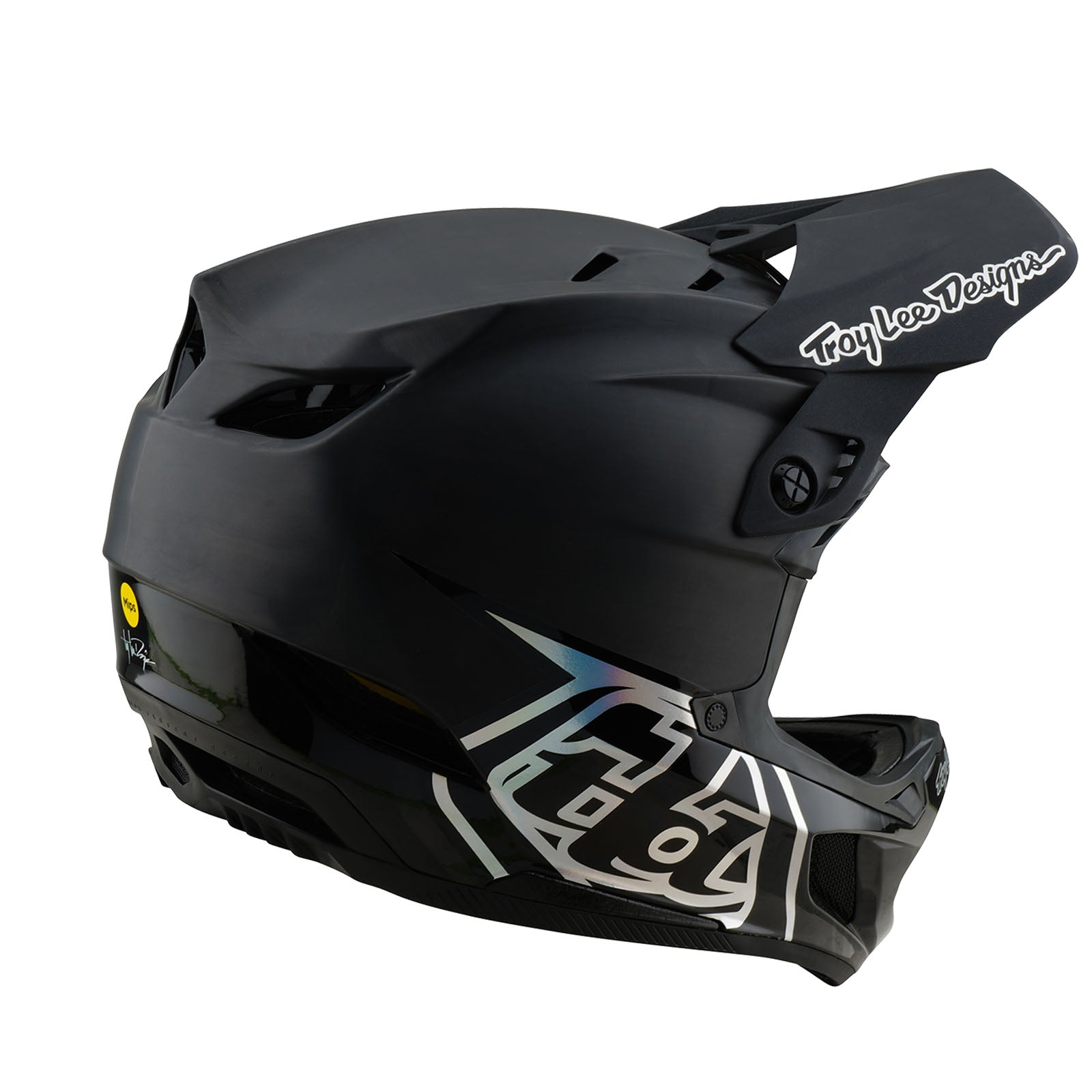 TLD D4 Carbon Helmet W/MIPS Stealth Black