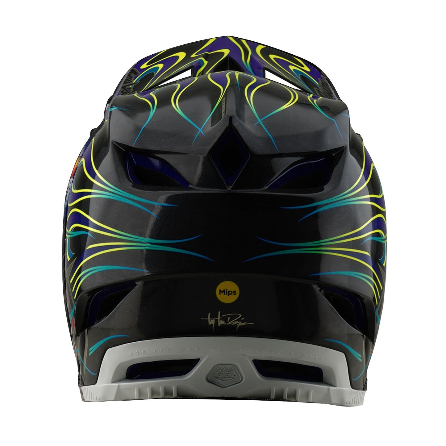 TLD D4 Carbon Helmet W/MIPS Torched Black / Purple