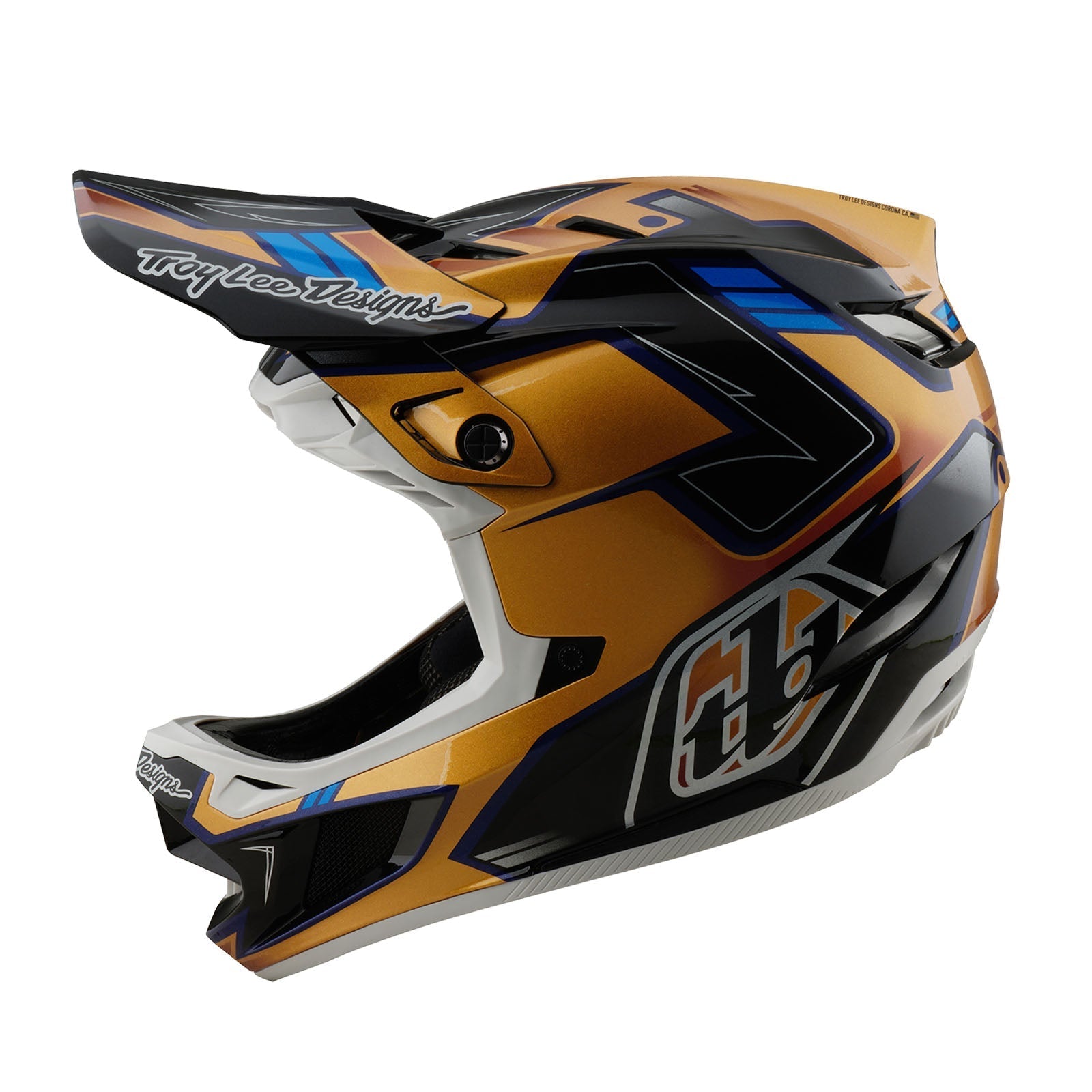 tld helm mtb D4 Composite Helm mit MIPS Royalty Schwarz/Gold – Troy Lee Designs EU