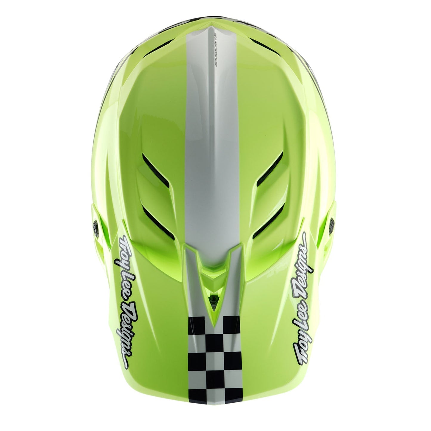 TLD D4 Polyacrylite Helmet W/MIPS Fifty-50 Navy / Glo Yellow