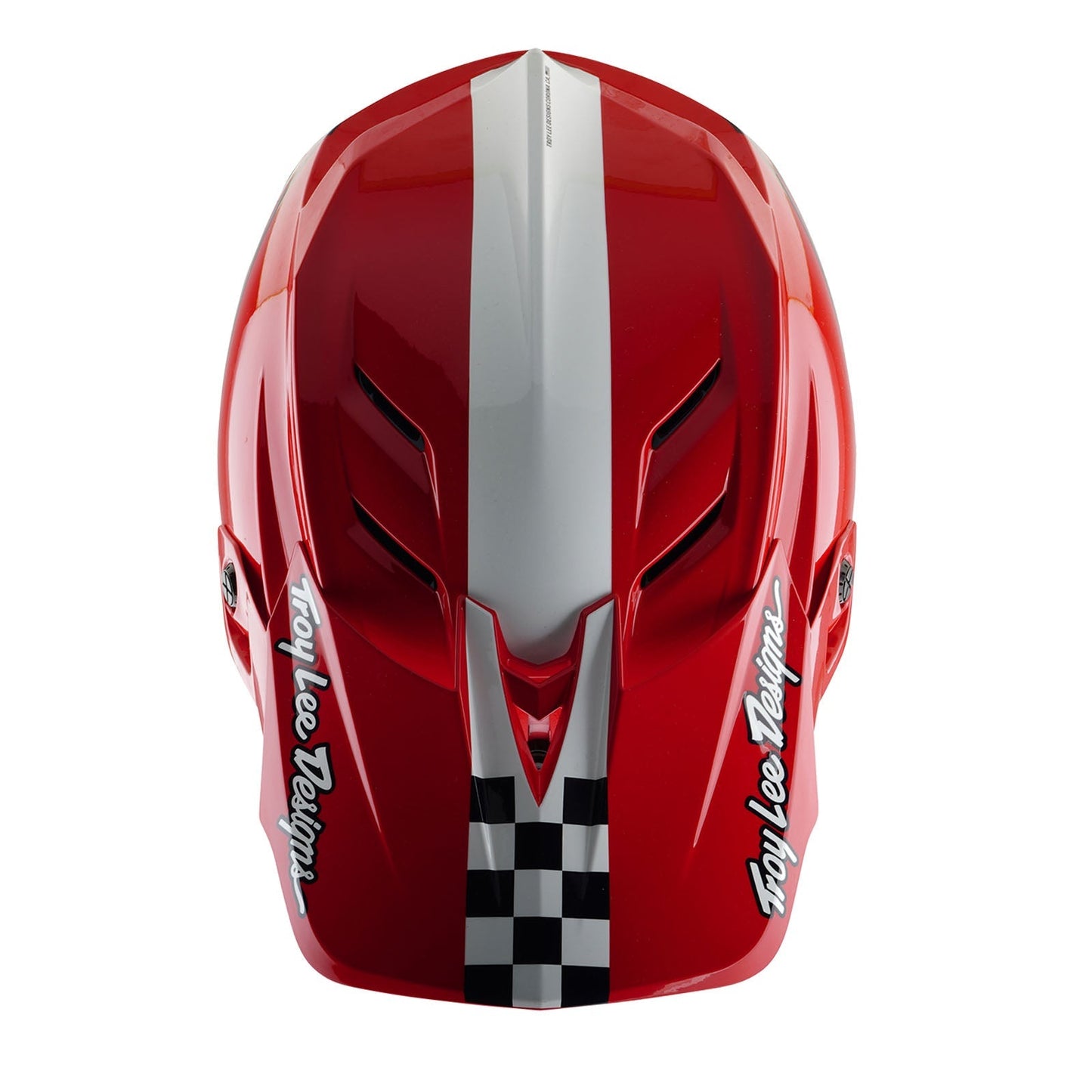 TLD D4 Polyacrylite Helmet W/MIPS Fifty-50 White / Red