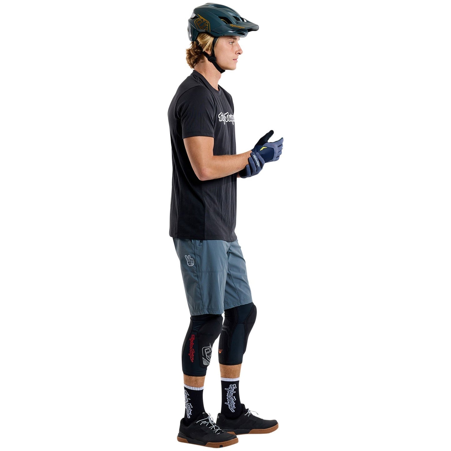 TLD Skyline Short Sleeve Ride Tee Signature Black