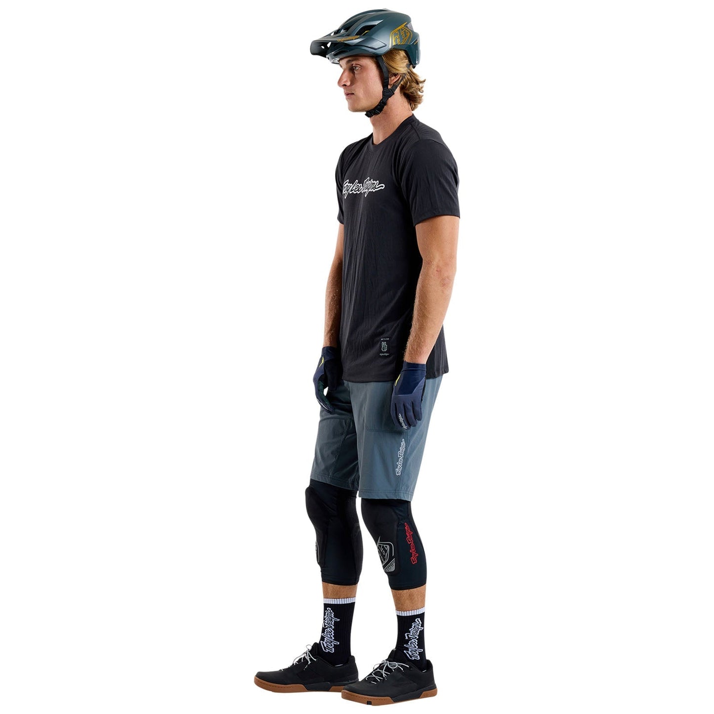 TLD Skyline Short Sleeve Ride Tee Signature Black