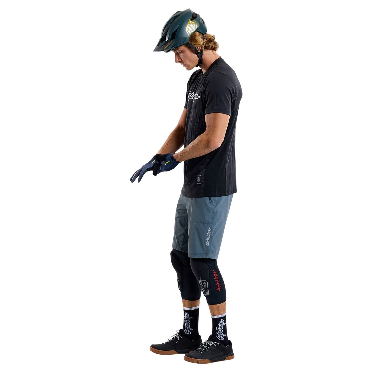 TLD Skyline Short Sleeve Ride Tee Signature Black