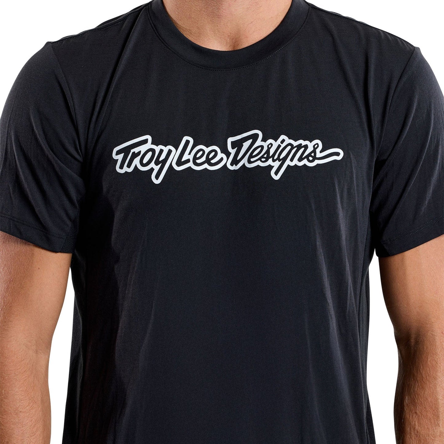 TLD Skyline Short Sleeve Ride Tee Signature Black