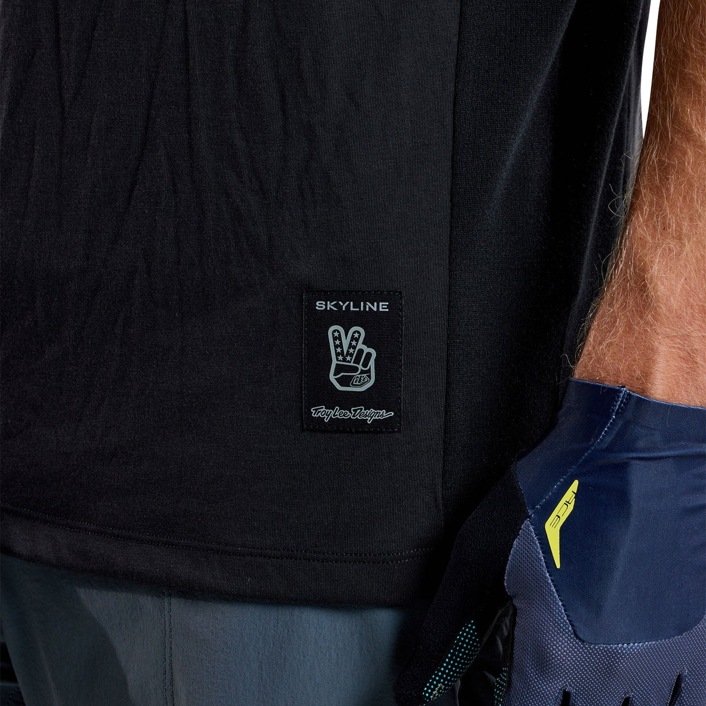 TLD Skyline Short Sleeve Ride Tee Signature Black