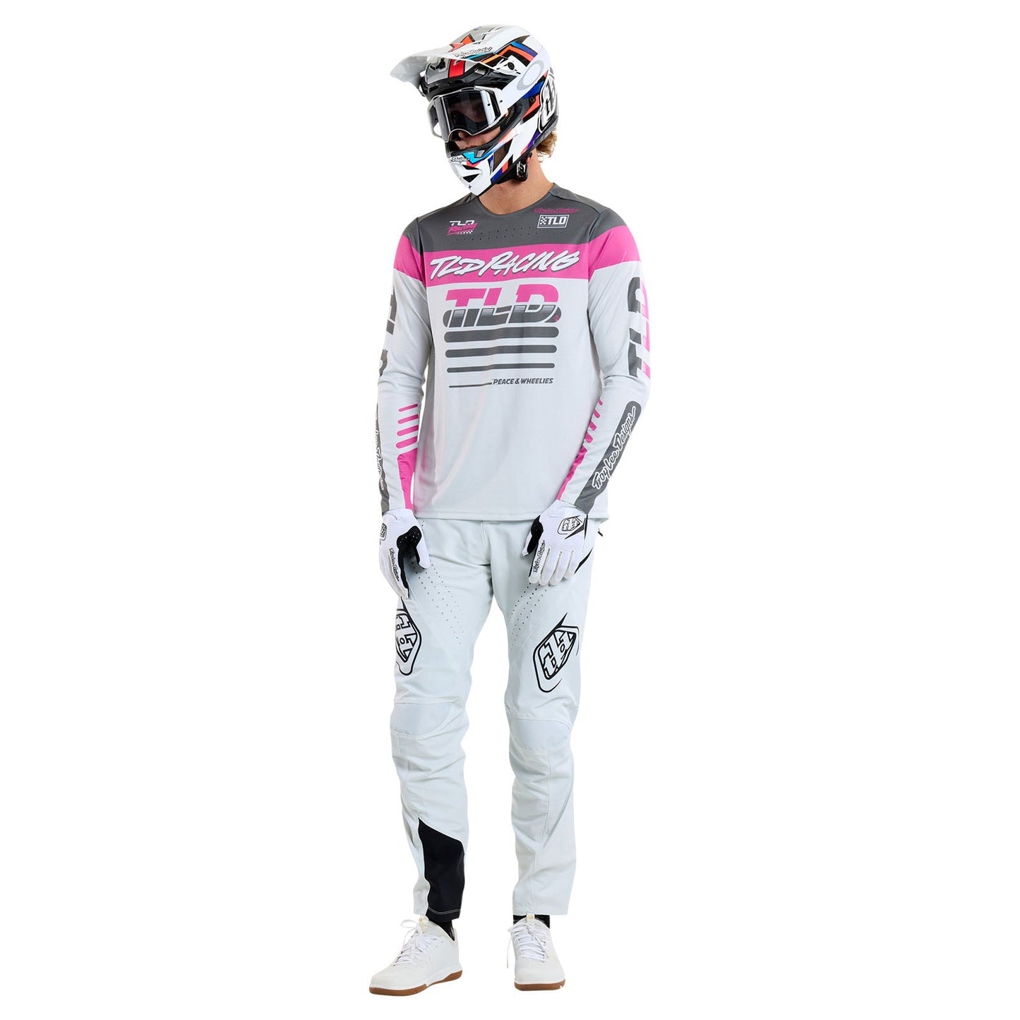 TLD Sprint Jersey Full Pull Chalk