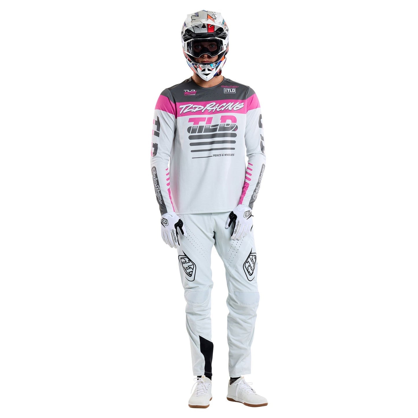 TLD Sprint Jersey Full Pull Chalk