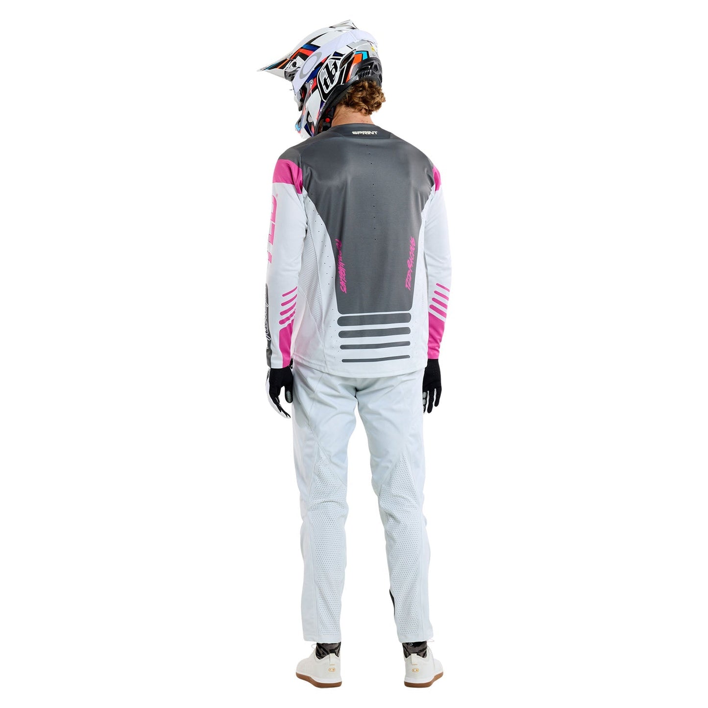 TLD Sprint Jersey Full Pull Chalk