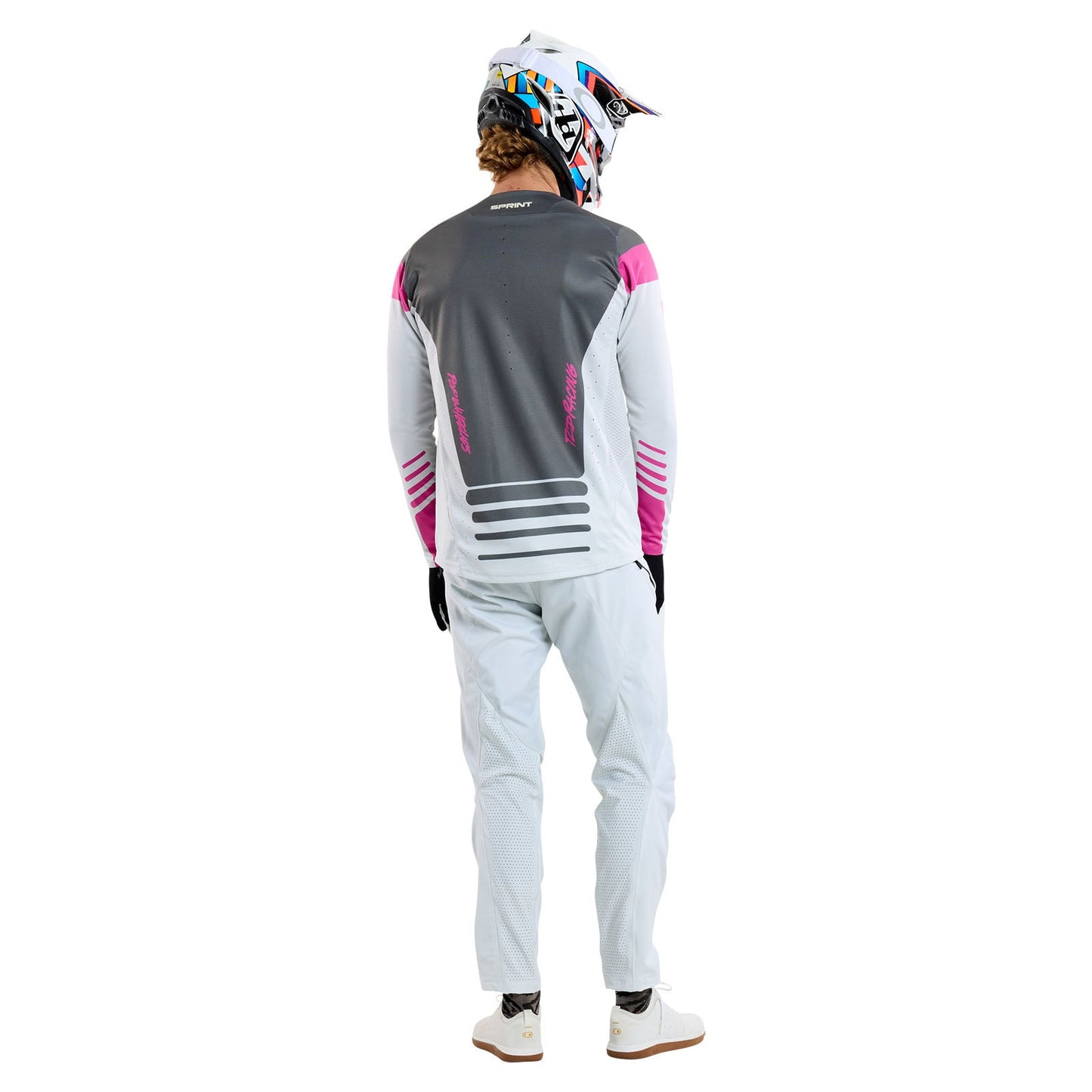 TLD Sprint Jersey Full Pull Chalk