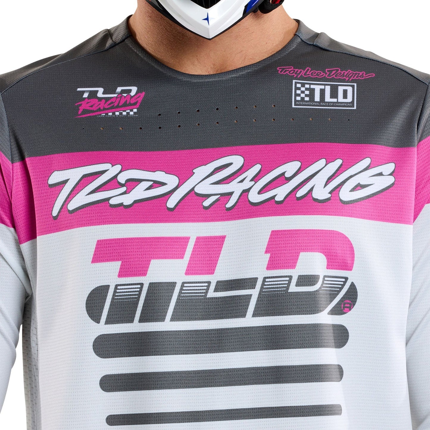 TLD Sprint Jersey Full Pull Chalk
