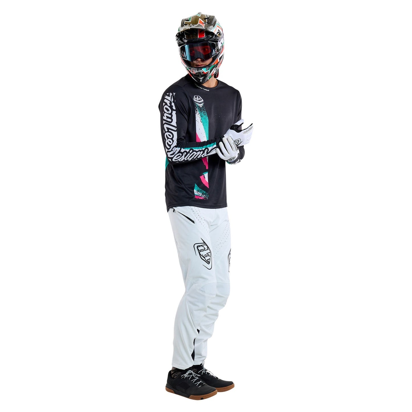 TLD Sprint Jersey Full Pull Black
