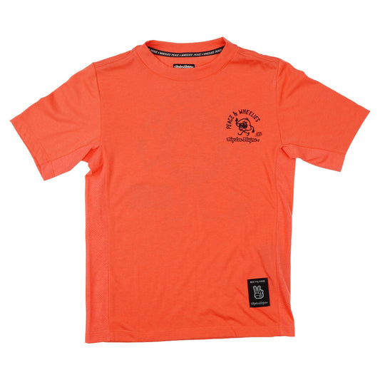 TLD Youth Skyline Ride Short Sleeve Tee P&w Melon