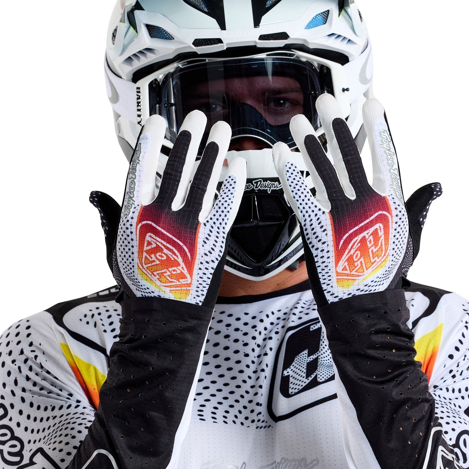 TLD Air Glove Optic White / Black