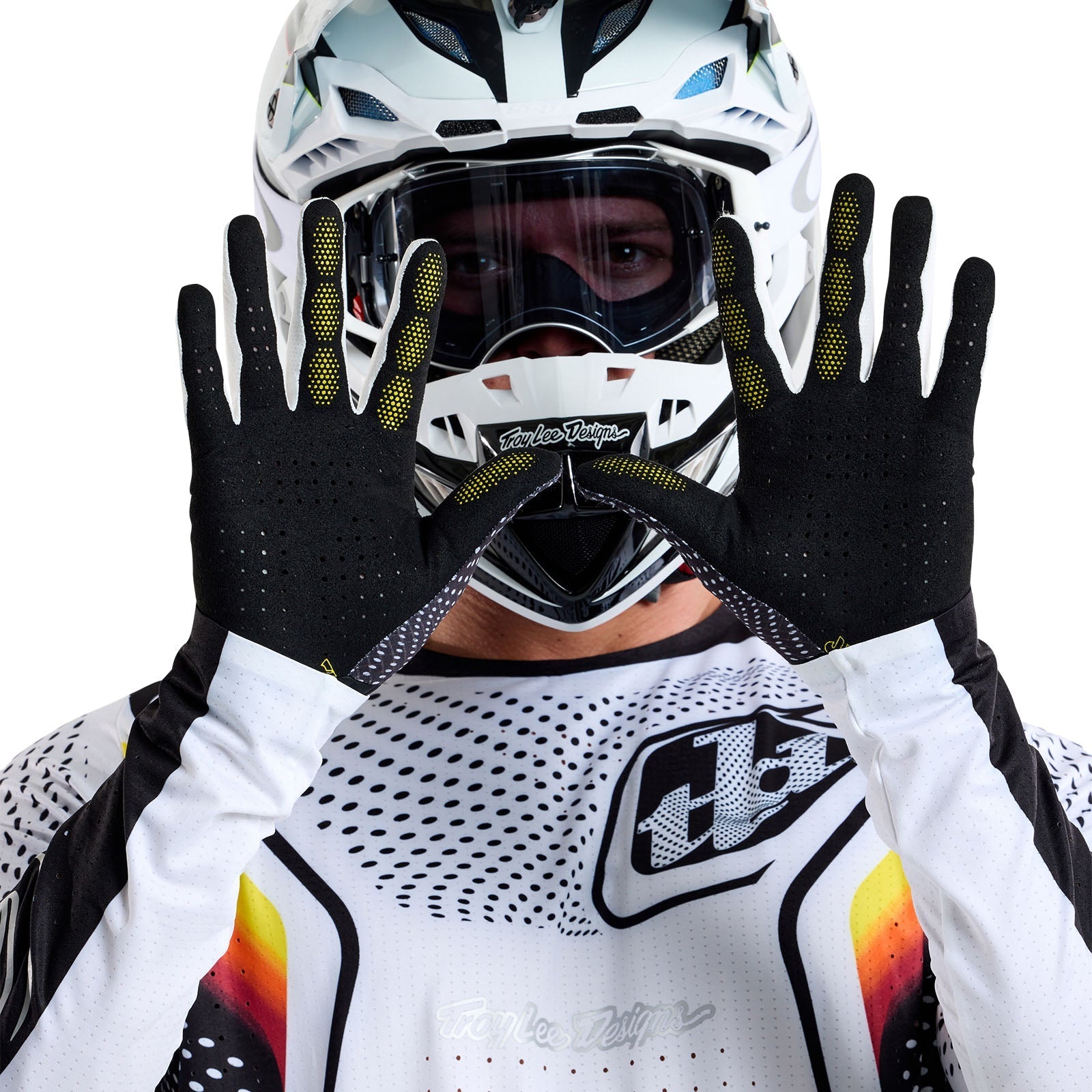 TLD Air Glove Optic White / Black