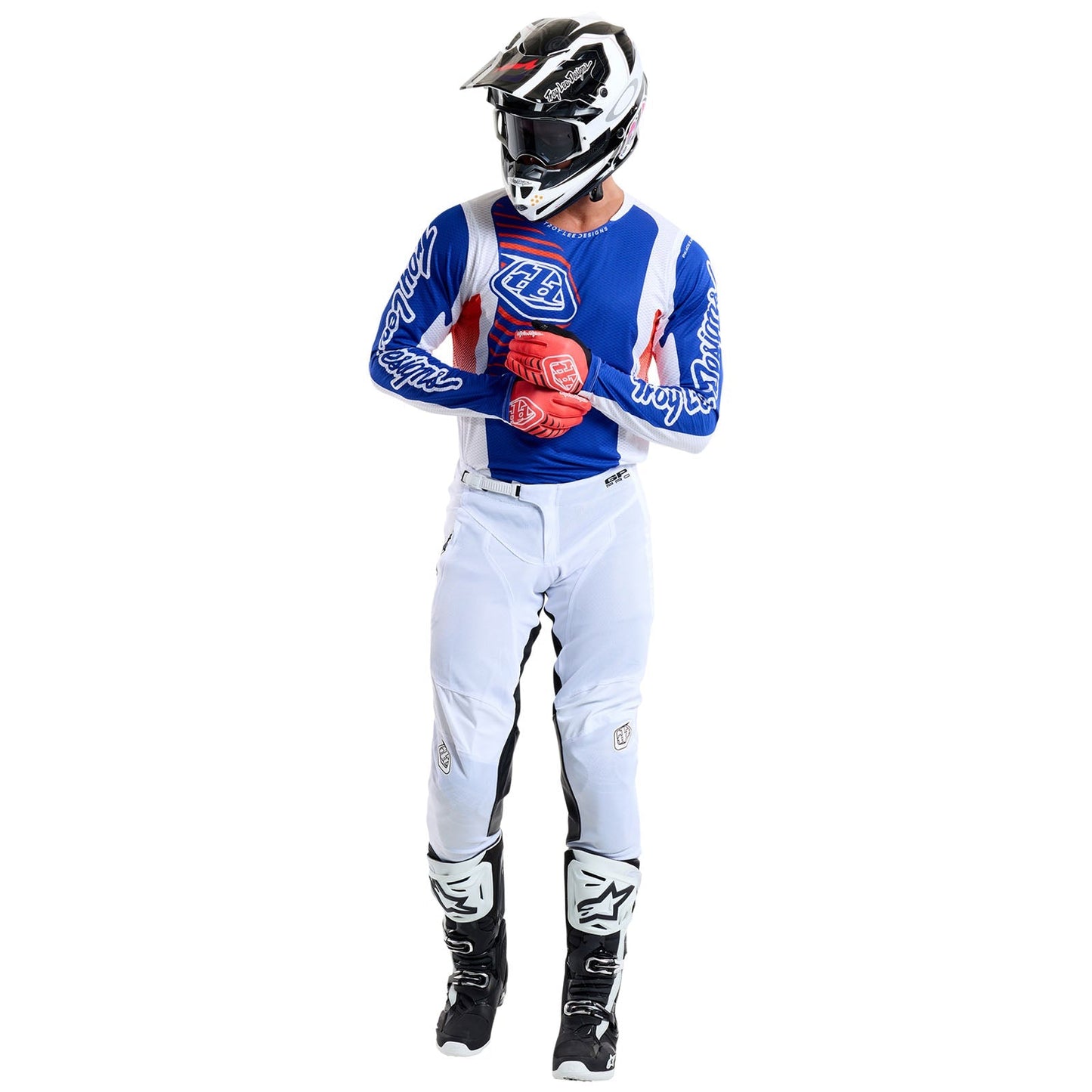 TLD GP Pro Air Jersey Ripple Blue / Orange