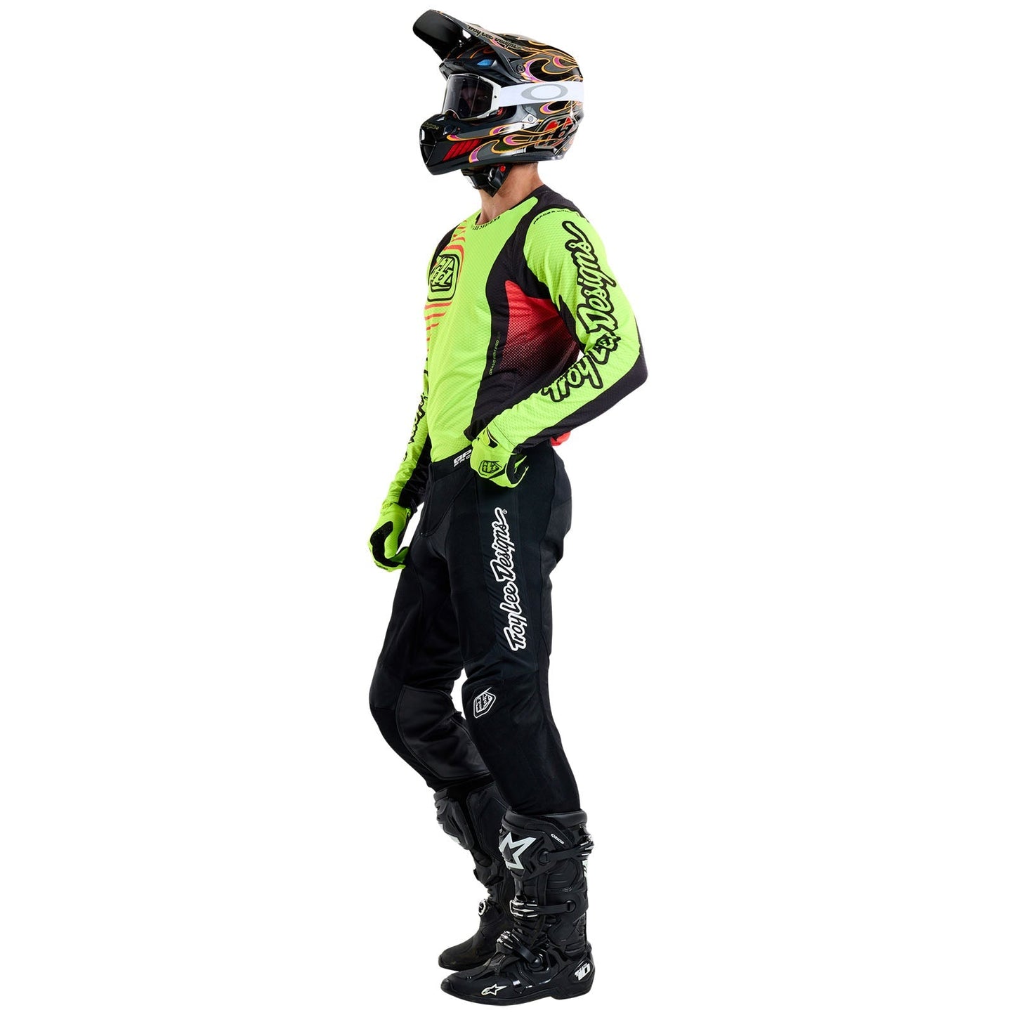 TLD GP Pro Air Jersey Ripple Glo Yellow / Infra Red