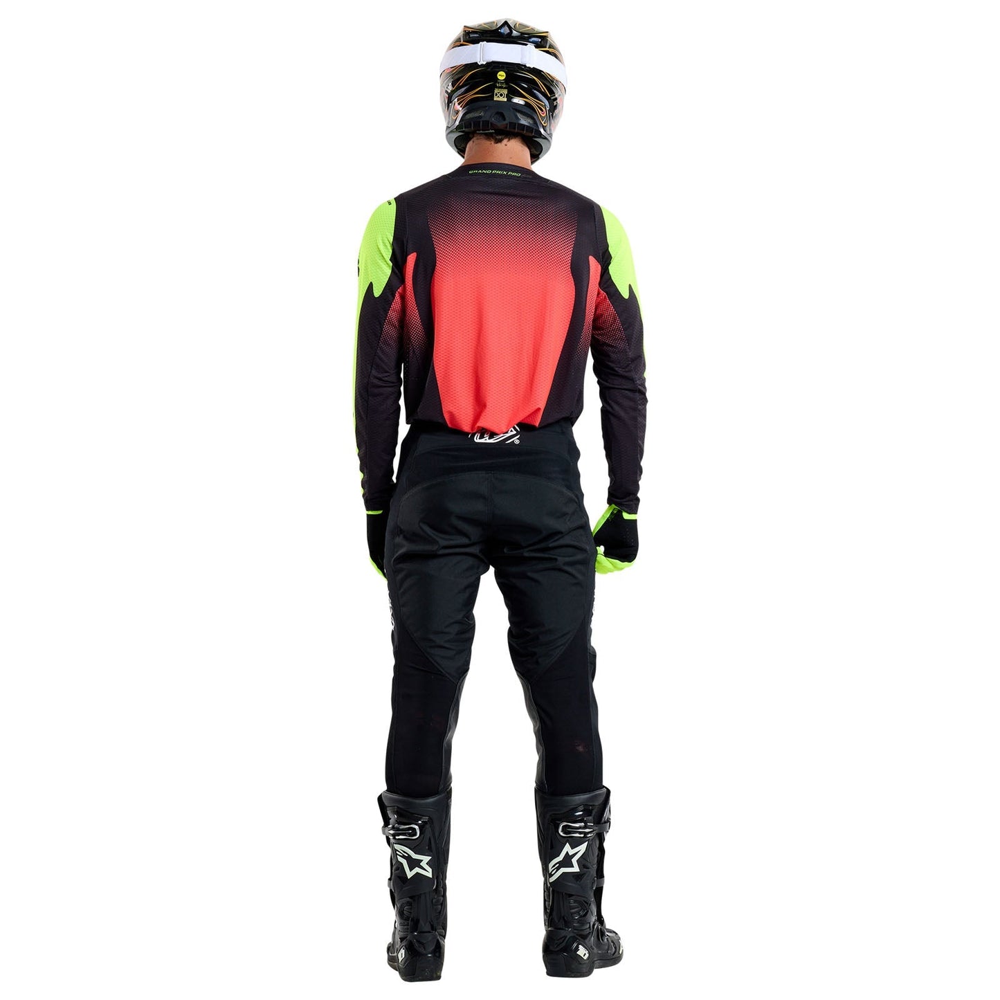 TLD GP Pro Air Jersey Ripple Glo Yellow / Infra Red